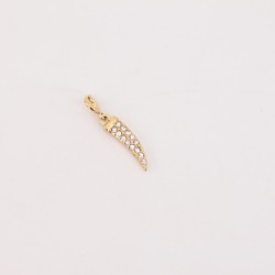 CHARM CUERNO /ACERO INOXIDABLE