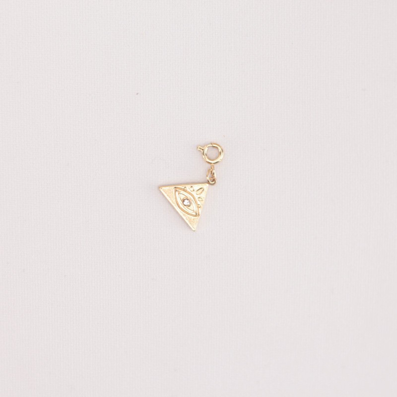 CHARM OJO EGIPCIO /ACERO INOXIDABLE