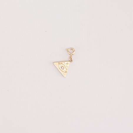 CHARM OJO EGIPCIO /ACERO INOXIDABLE