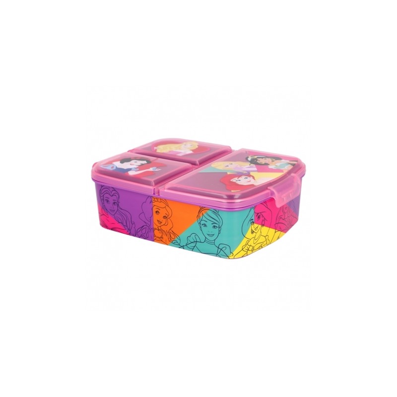 SANDWICHERA MULTIPLE DISNEY PRINCESS BRIGHT & BOLD