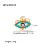 ANILLO OJO ACERO INOXIDABLE 18K
