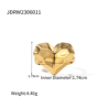 ANILLO CORAZÓN ACERO INOXIDABLE 18K