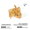 ANILLO MARINO ACERO INOXIDABLE 18K