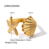 ANILLO MAR ACERO INOXIDABLE 18K