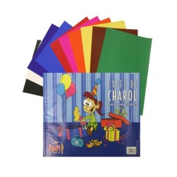 Bloc de papel charol 23 x...